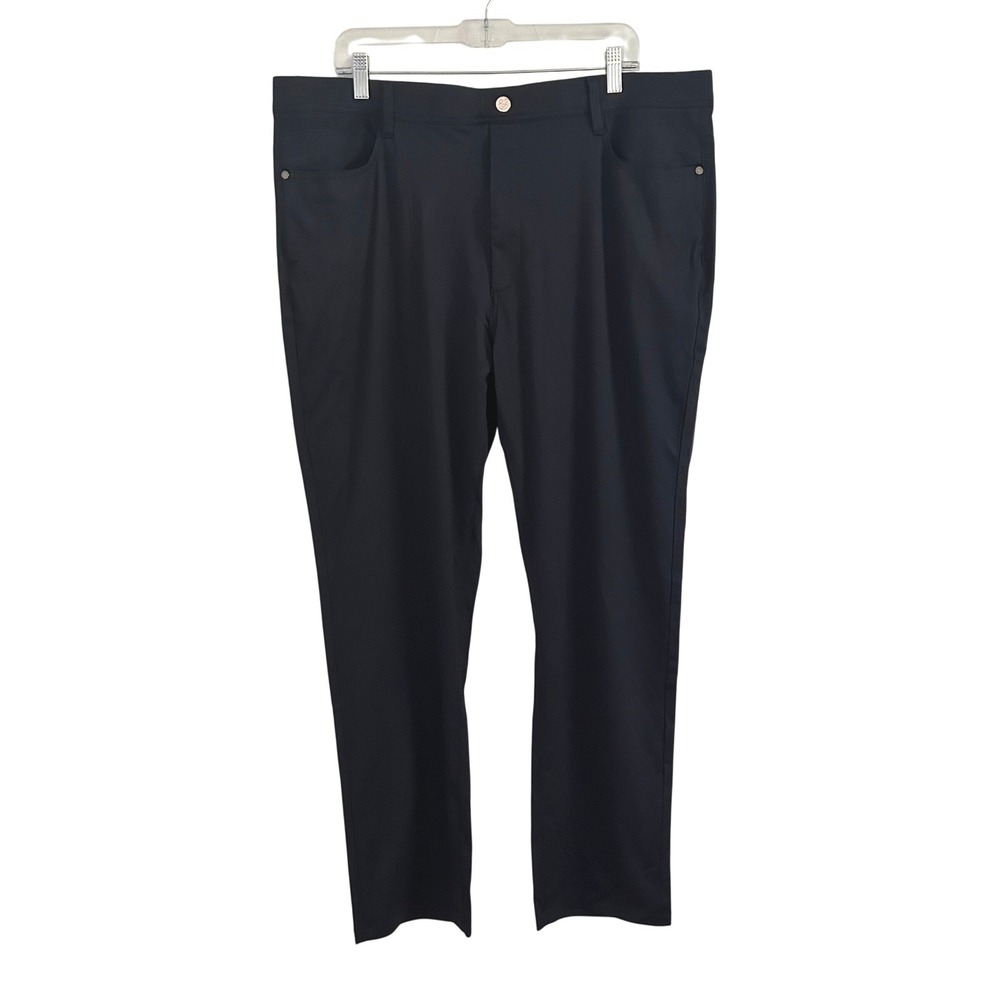 Collars & Co Men's CEO Tech Velocity Pull On Performance Pants Navy 40 X 30 New